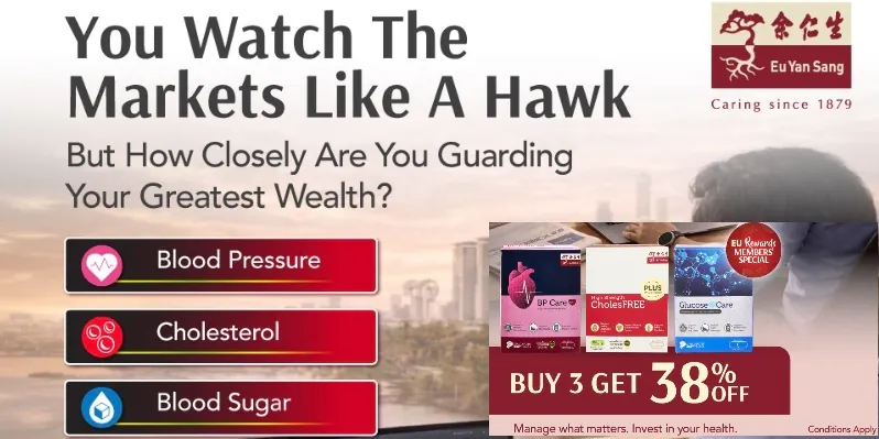 Buy 3 and Save 38% at Eu Yan Sang from now till 8 April